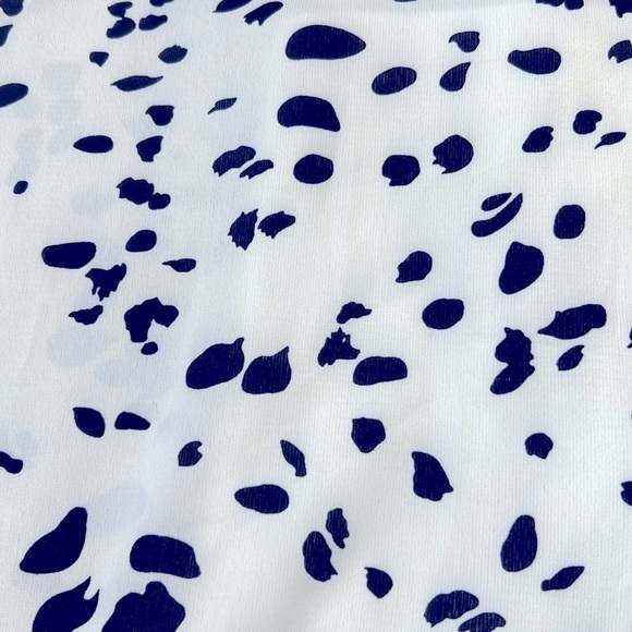 Shein Dalmatian Black and White Lined Print Midi Skirt Size XL - Picture 12 of 12